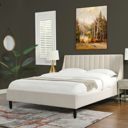 Aspen Vertical Tufted and Modern Platform Bed