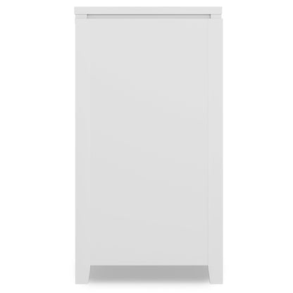 Handcrafted sideboard buffet with glass doors in white painted finish, modern design on Tampa Home & Garden Store