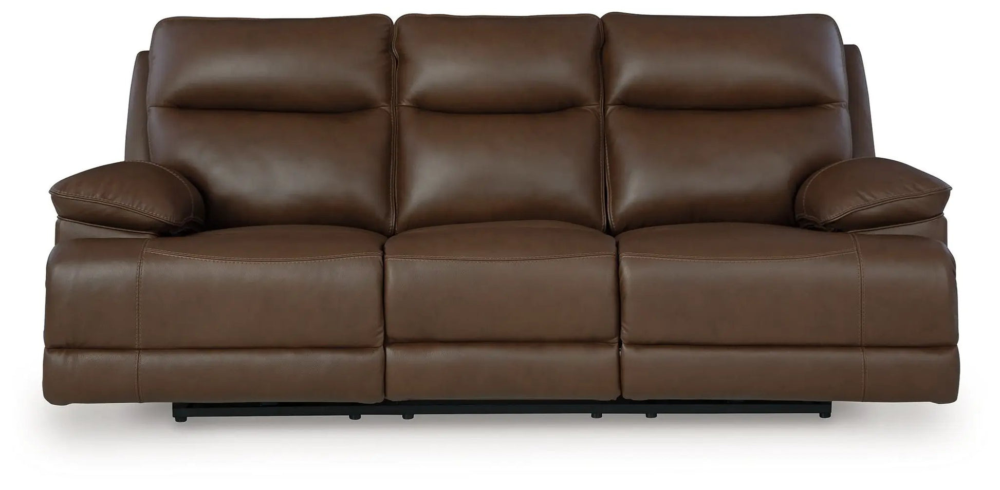 Vonryan power reclining sofa with adj headrest in tobacco leather by Unique Piece Furniture on Tampa Home & Garden Store