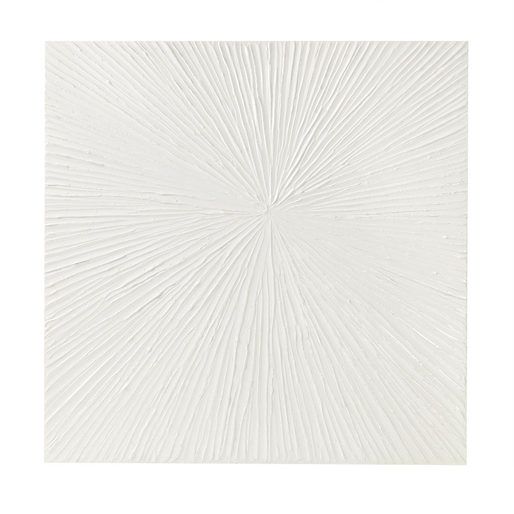 Wall Art Luminous Burst Resin, white gloss by HouseOfZazla on Tampa Home & Garden Store