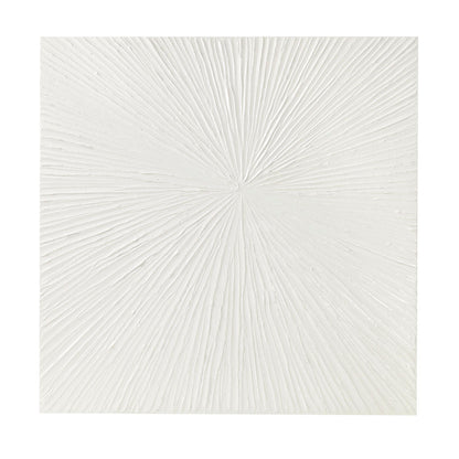 Wall Art Luminous Burst Resin, white gloss by HouseOfZazla on Tampa Home & Garden Store