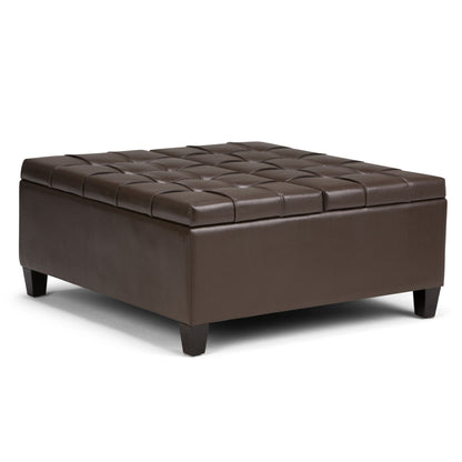 Harrison Upholstered Coffee Table Storage Ottoman