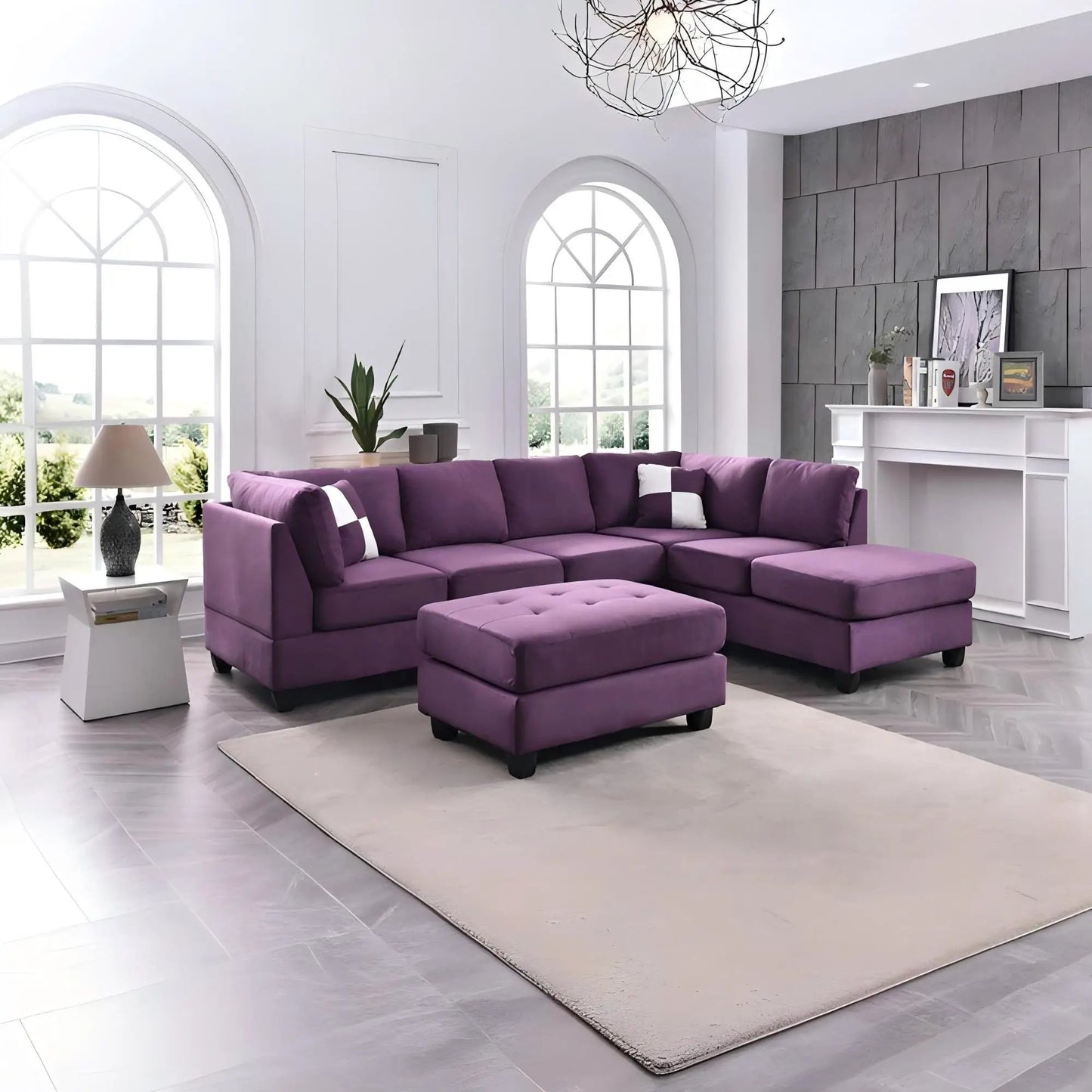 Malone Comfort Sectional Right or Left Chaise