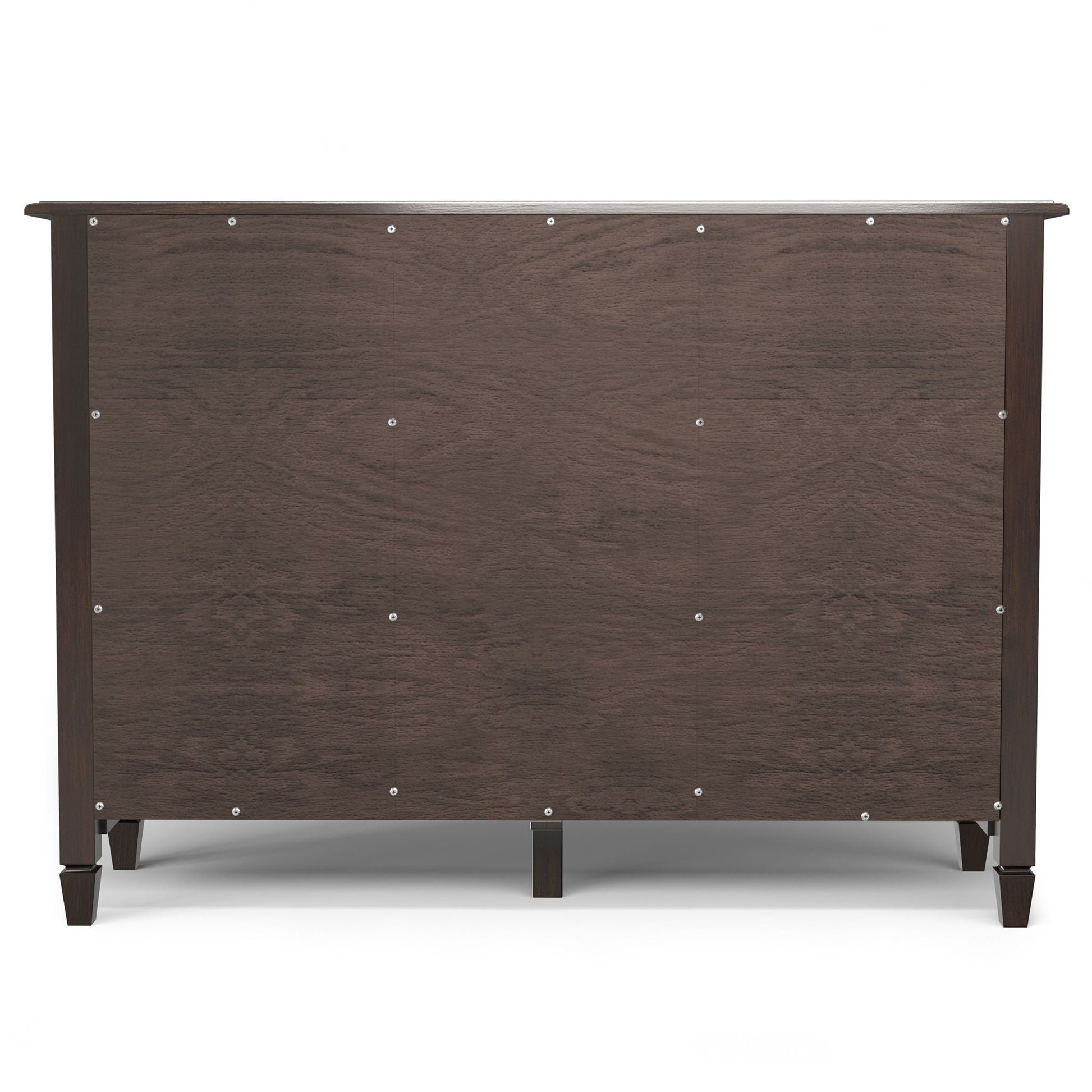 Connaught Wide Entryway Storage Cabinet in dark wood finish by HouseOfZazla, accent cabinet on Tampa Home & Garden Store