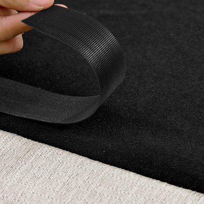 Oversized Oval Semi-Enclosed Dog Sofa strap detail in black nylon webbing by HouseOfZazla on Tampa Home & Garden Store