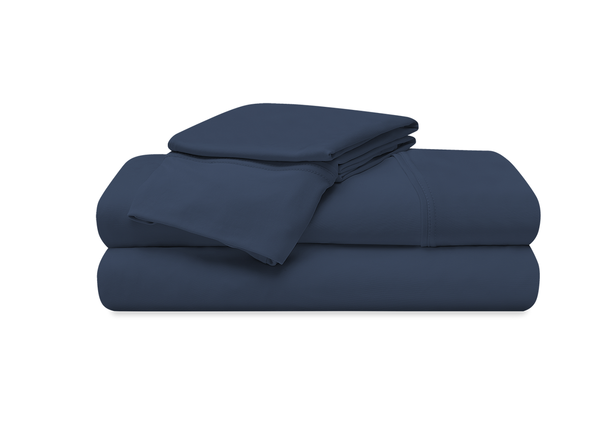 BedGear Vertex Sheet Set blue sheets and pillowcases on Tampa Home & Garden Store
