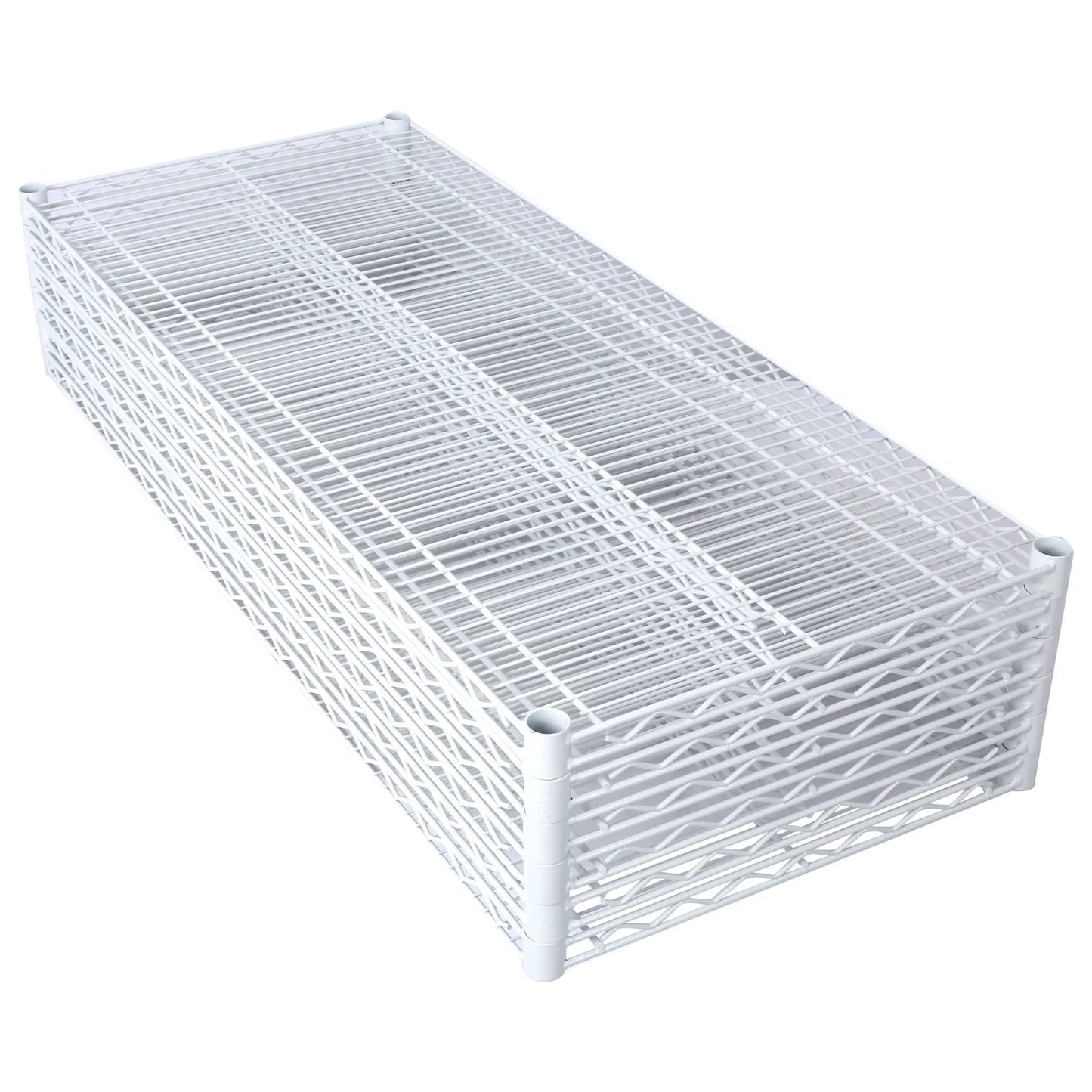 7-Tier Metal Shelf with Wheels, Heavy Duty