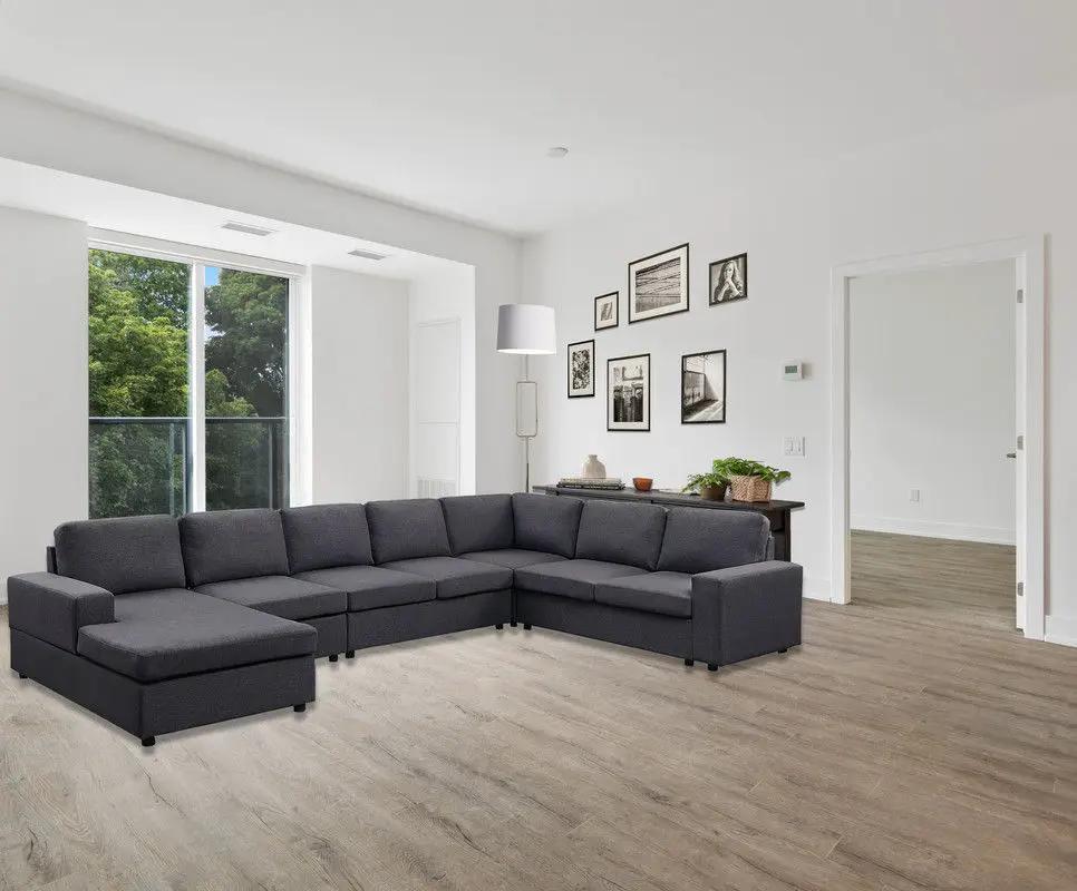 Hayden 7 Seat Reversible Modular Sectional Sofa