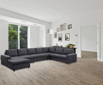 Hayden 7 Seat Reversible Modular Sectional Sofa
