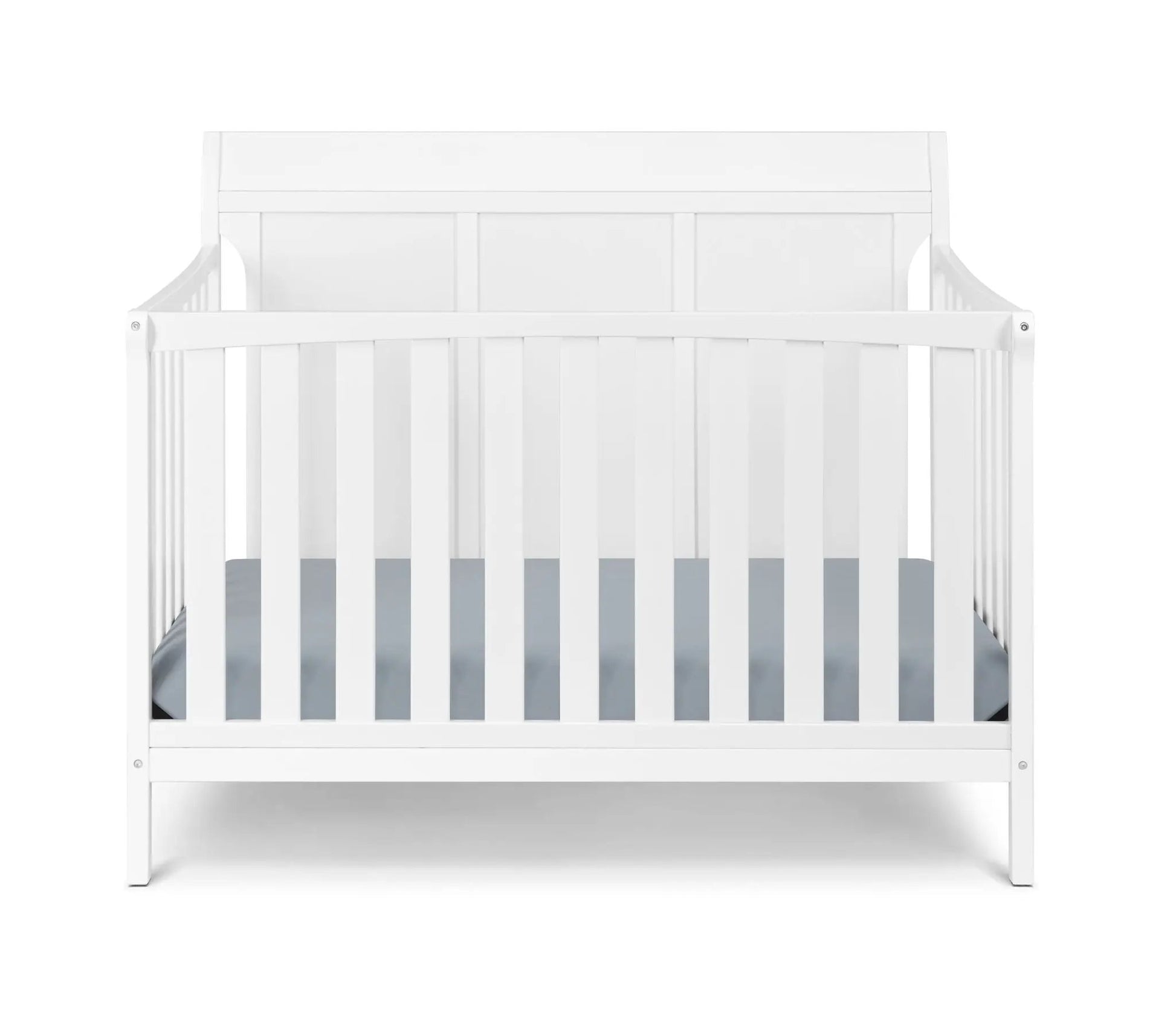 Shailee 4-in-1 Convertible Crib white finish by Unique Piece Furniture with slatted sides on Tampa Home & Garden Store