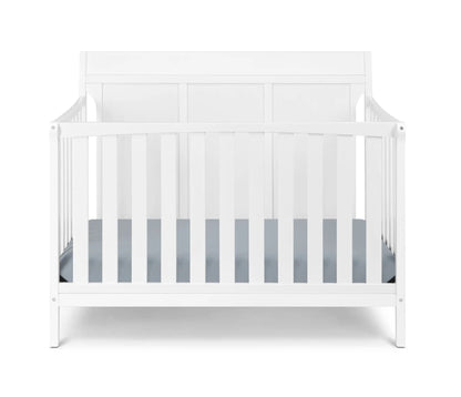 Shailee 4-in-1 Convertible Crib white finish by Unique Piece Furniture with slatted sides on Tampa Home & Garden Store