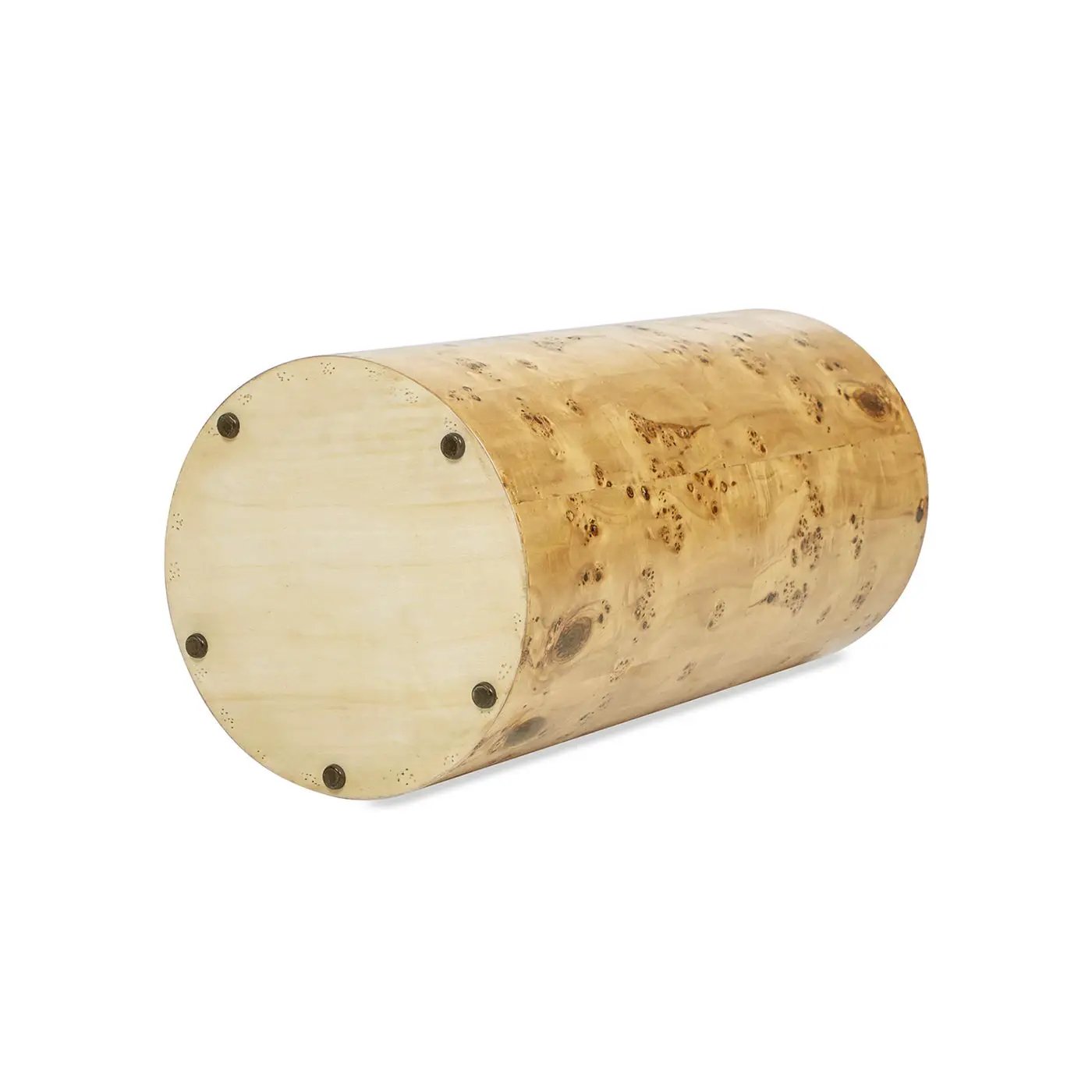 Nebula Accent Pillar Side Table burl wood cylinder with knot grain by Unique Piece Furniture on Tampa Home & Garden Store