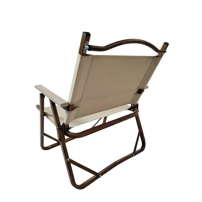 Foldable Canvas Chairs With Armrests Set of Four