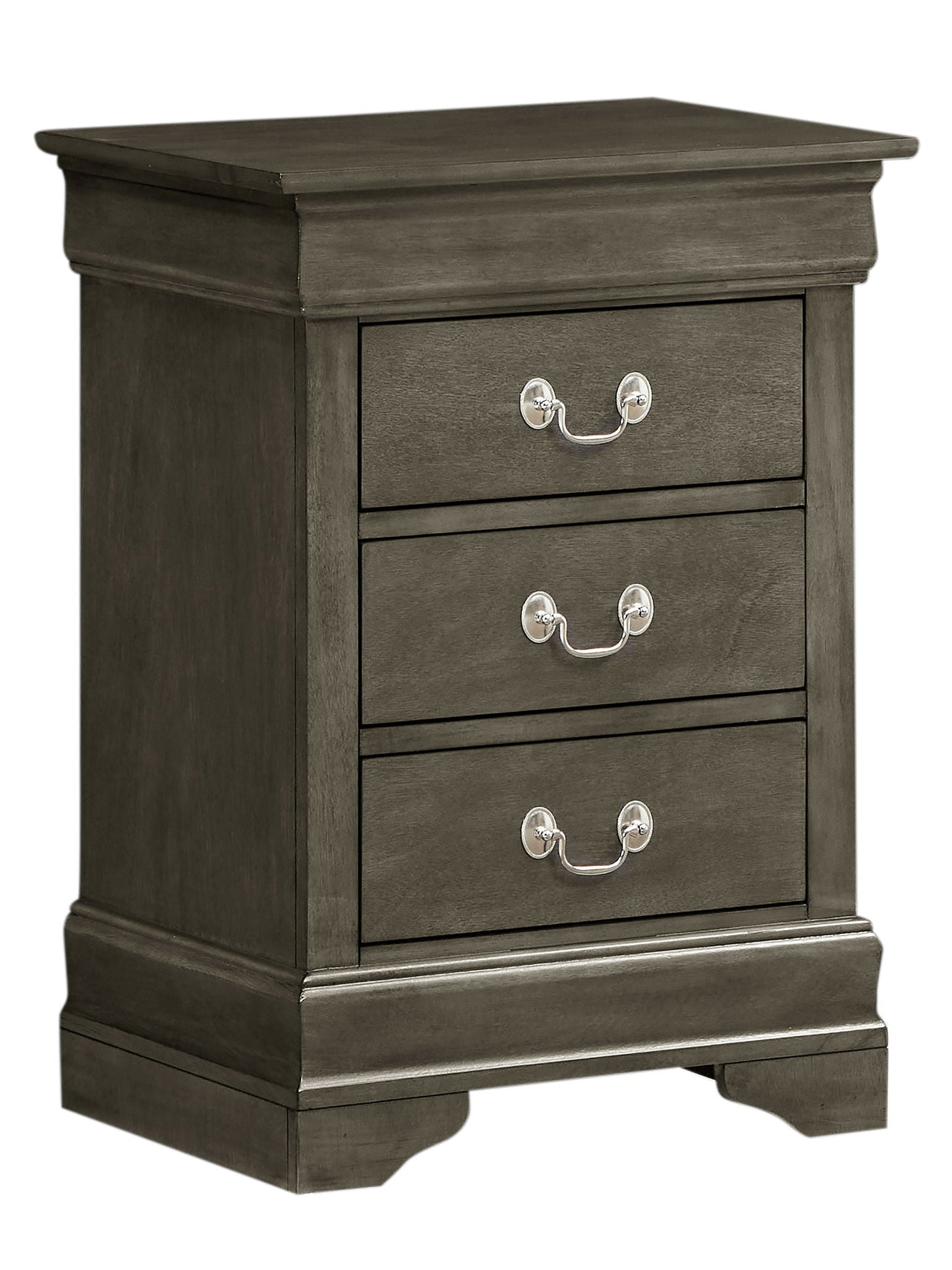 Louis Philippe Nightstand in Wood Veneer