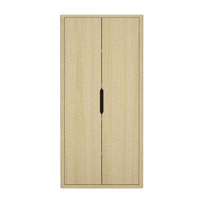 Rivington Bookcase Cabinet with adjustable shelves in light brown woodgrain finish on Tampa Home & Garden Store