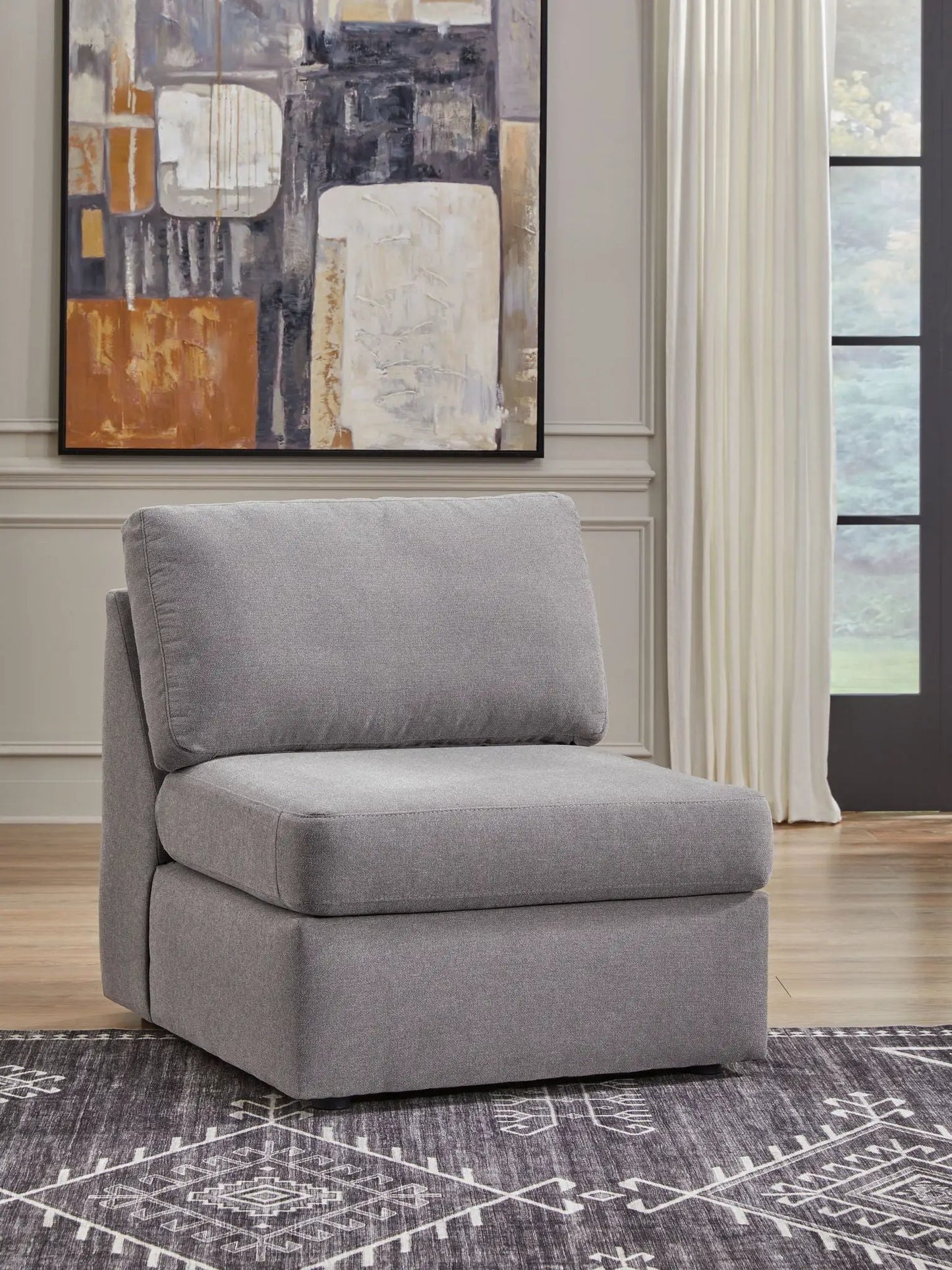 Modmax Sectional in Granite Performance Fabric