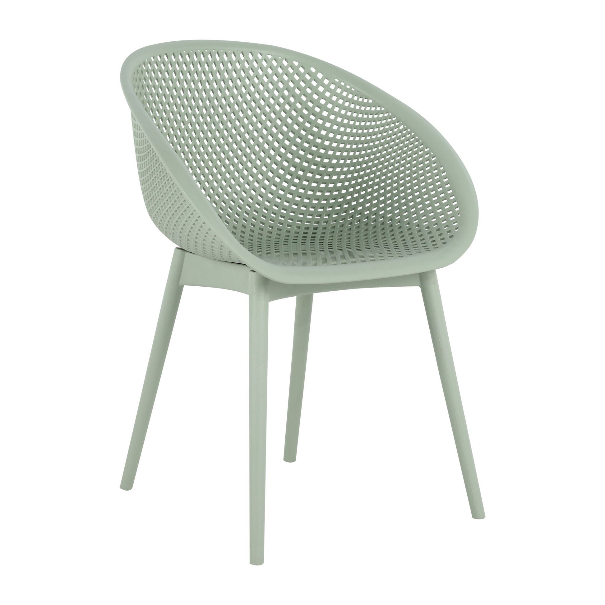 2-piece kids chair set with hollow-out lattice back in sage green HouseOfZazla on Tampa Home & Garden Store