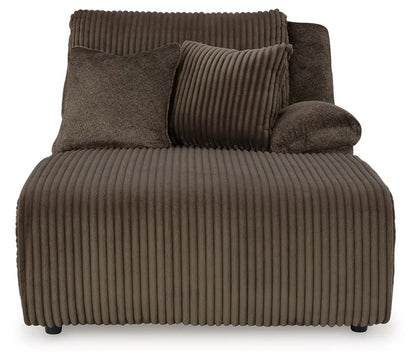 Top Tier Corduroy Reclining Sectional with Chaise