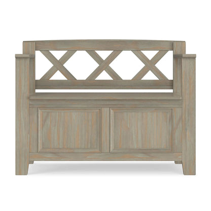 Amherst Small Transitional Entryway Storage Bench