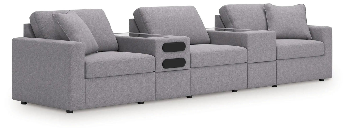 Modmax Sectional in Granite Performance Fabric