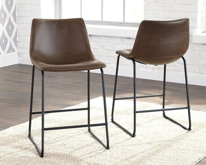 Centiar Upholstered Barstool Set of Two Dining