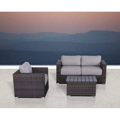 Outdoor Sofa Seating Group with Cushions