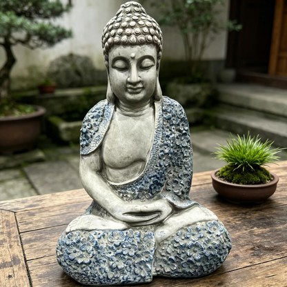 16'' weatherproof resin Buddha garden statue by HouseOfZazla on Tampa Home & Garden Store