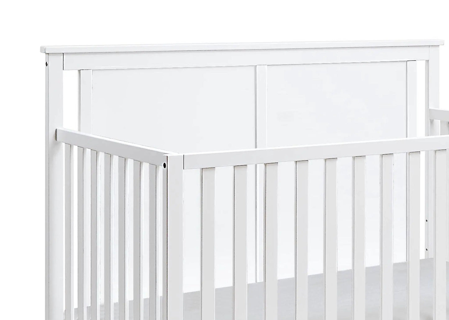 Connelly Mini Crib With Mattress Pad Two Tone