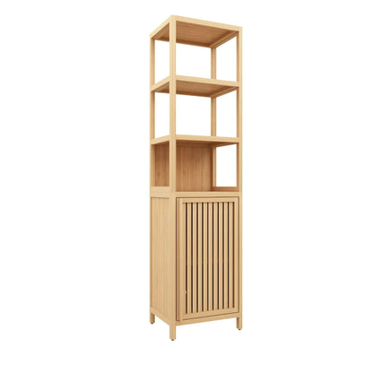Storage Cabinet with Tall Tower for Bathroom
