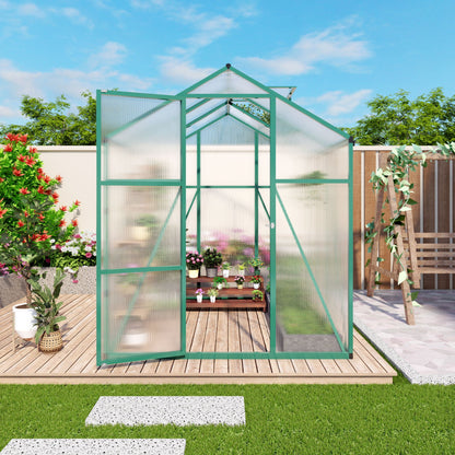 Strong Polycarbonate Walk In Greenhouse and Porch