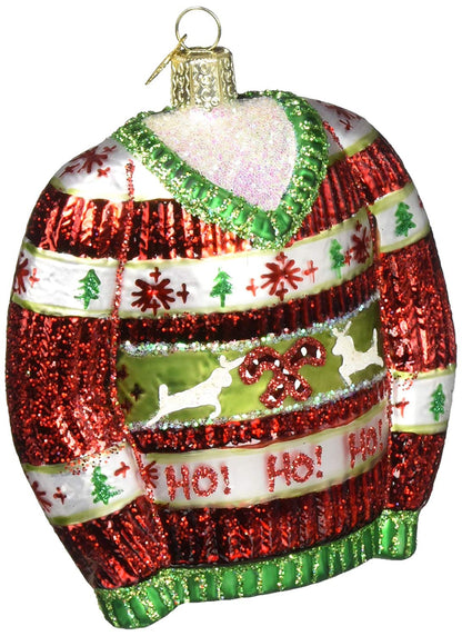 Adorno navideño festivo de suéter