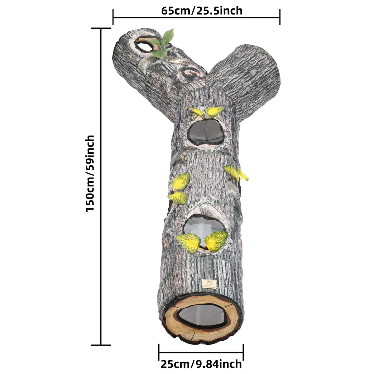 Tree Pattern Tunnel Toy by Sell My Stuff, camo tree-bark tunnel for cats and dogs on Tampa Home & Garden Store