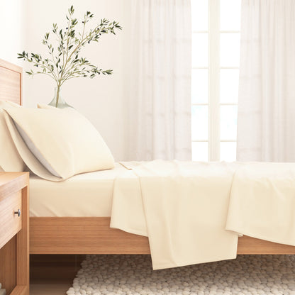 Soft and Natural Cotton Flannel Sheet Set
