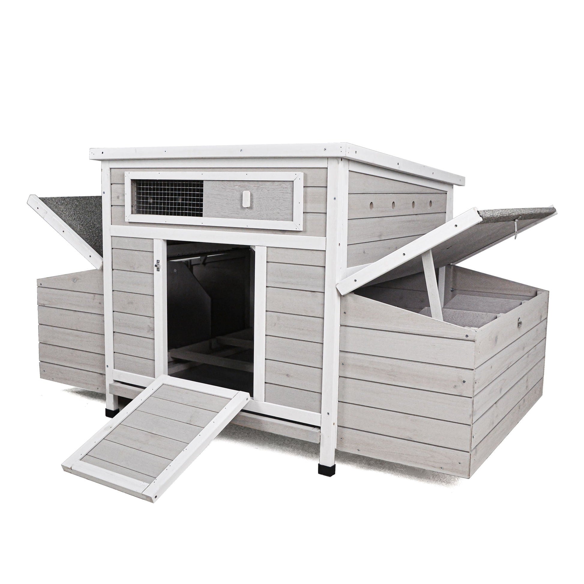 Large chicken coop outdoor hen house with dual nesting boxes HouseOfZazla on Tampa Home & Garden Store