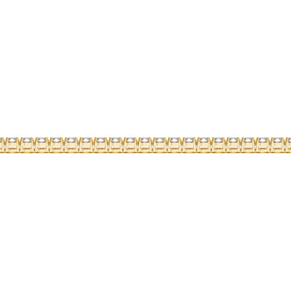 Lab-grown round diamond tennis bracelet in 14k yellow gold, 4 cttw F/G VS2/SI1, by Bids.com on Tampa Home & Garden Store