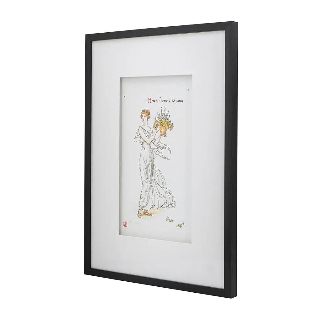 Wall Art Set of Two in Black and White Decor