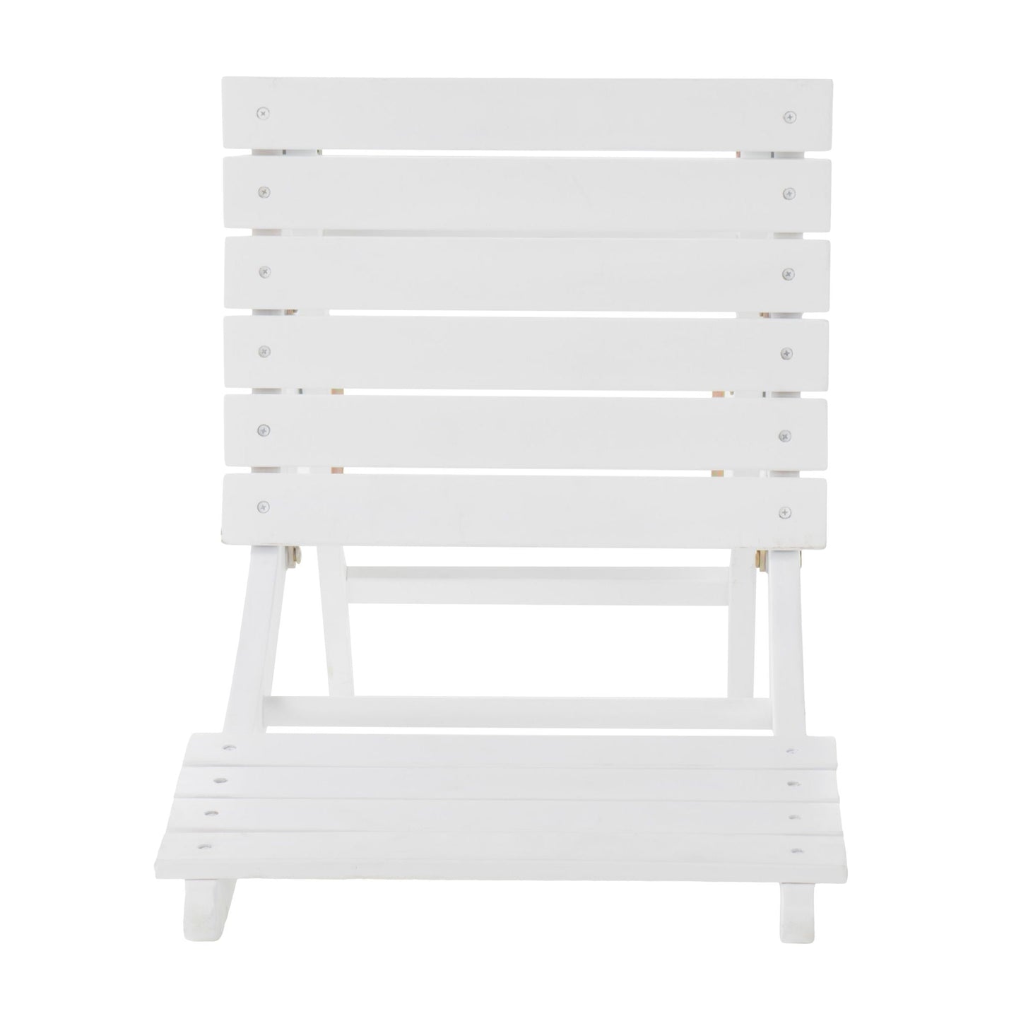 Outdoor Foldable Wood Dining Chair Set of Two
