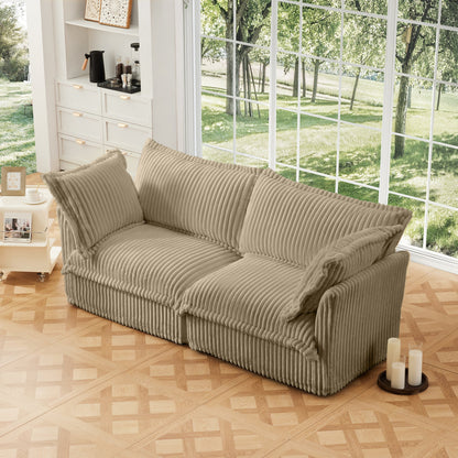 the Modern Slipcovered Sofa and Fabric Covers