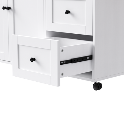 Compact Kitchen Island With Extendable Table
