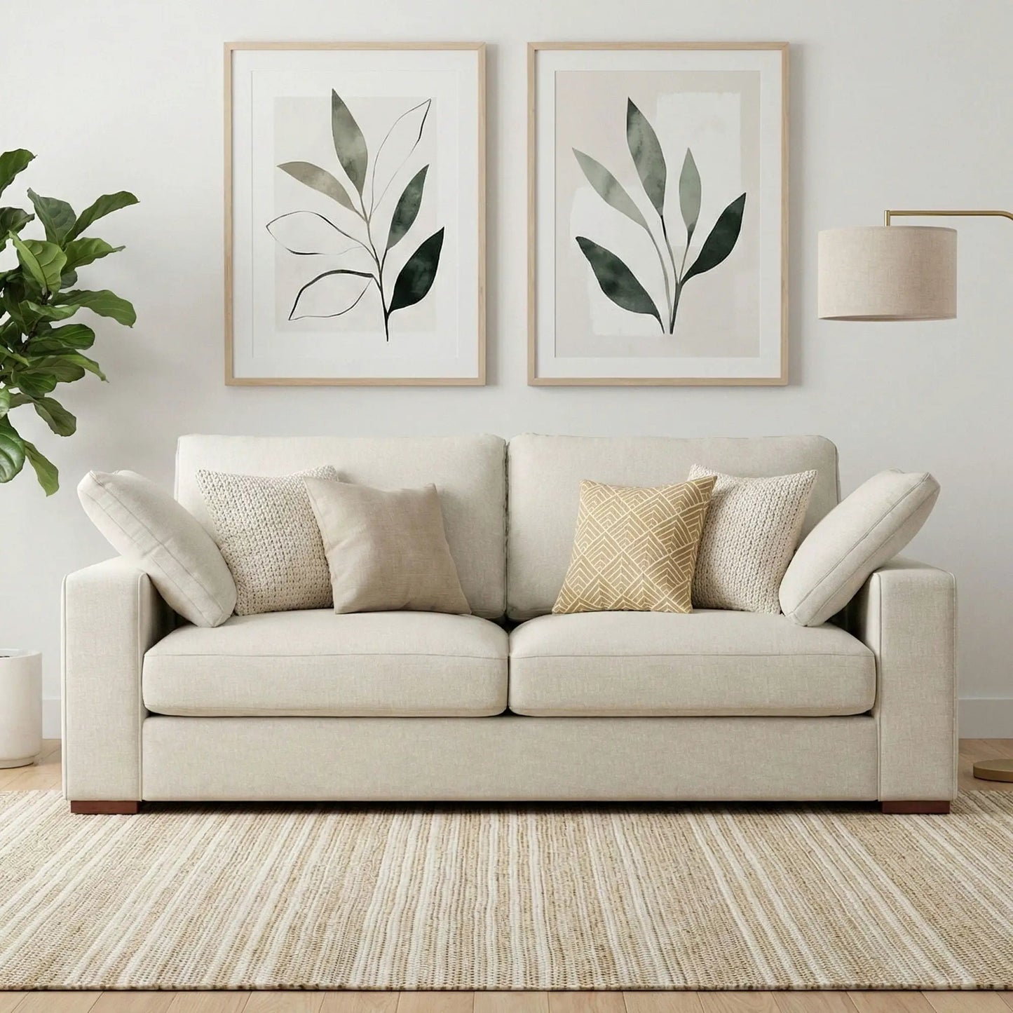 Charlie Deep Seater Sofa With Plush Seats