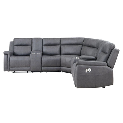 Eco Sectional Sofa in Greige for Modern Living