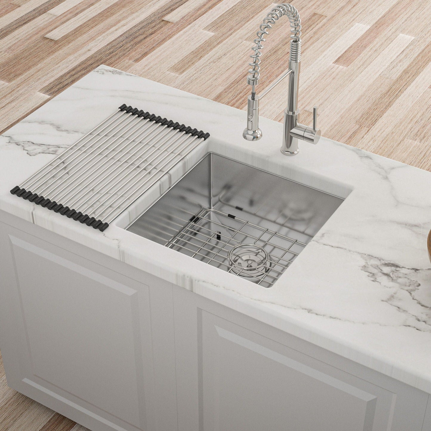 Modern Deep Single Bowl and Stainless Steel Sink