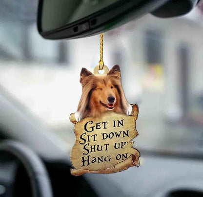 Car Pendant Sleeping Dog Angel Decor Hanging