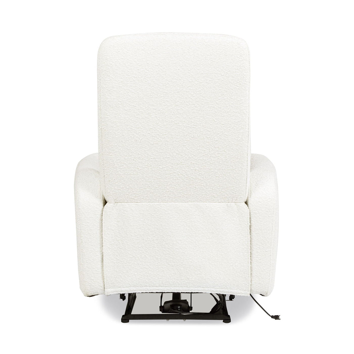 Bloomy High Back Power Recliner Chiffon White