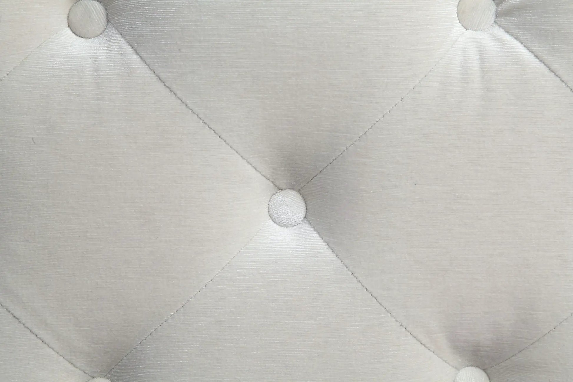 Atronia beige tufted sectional sofa fabric close-up with diamond stitching on Tampa Home & Garden Store