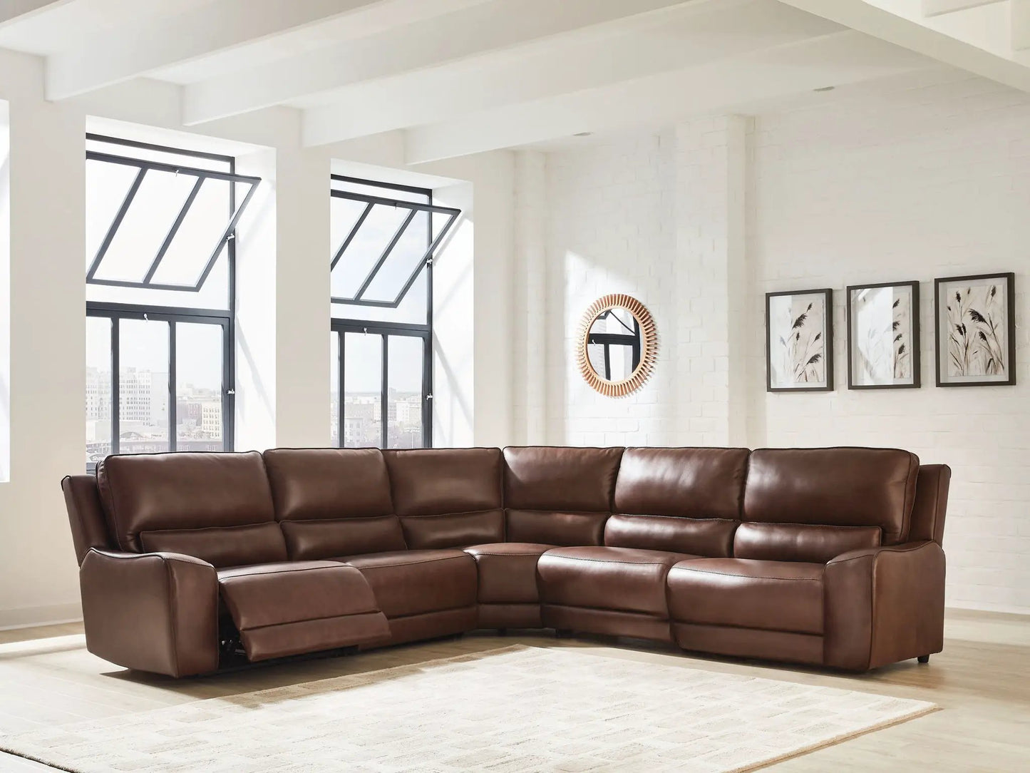 DeepWakes Power Reclining Sectional with Chaise