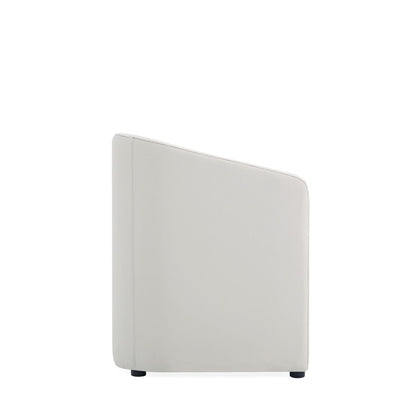 Anna and Modern Round Vegan Dining Armchair