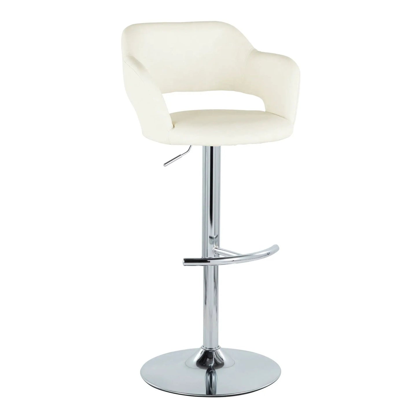 Margarite Contemporary Adjustable Barstool Swivel