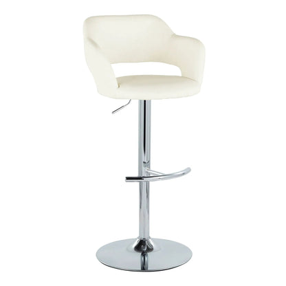 Margarite Contemporary Adjustable Barstool Swivel