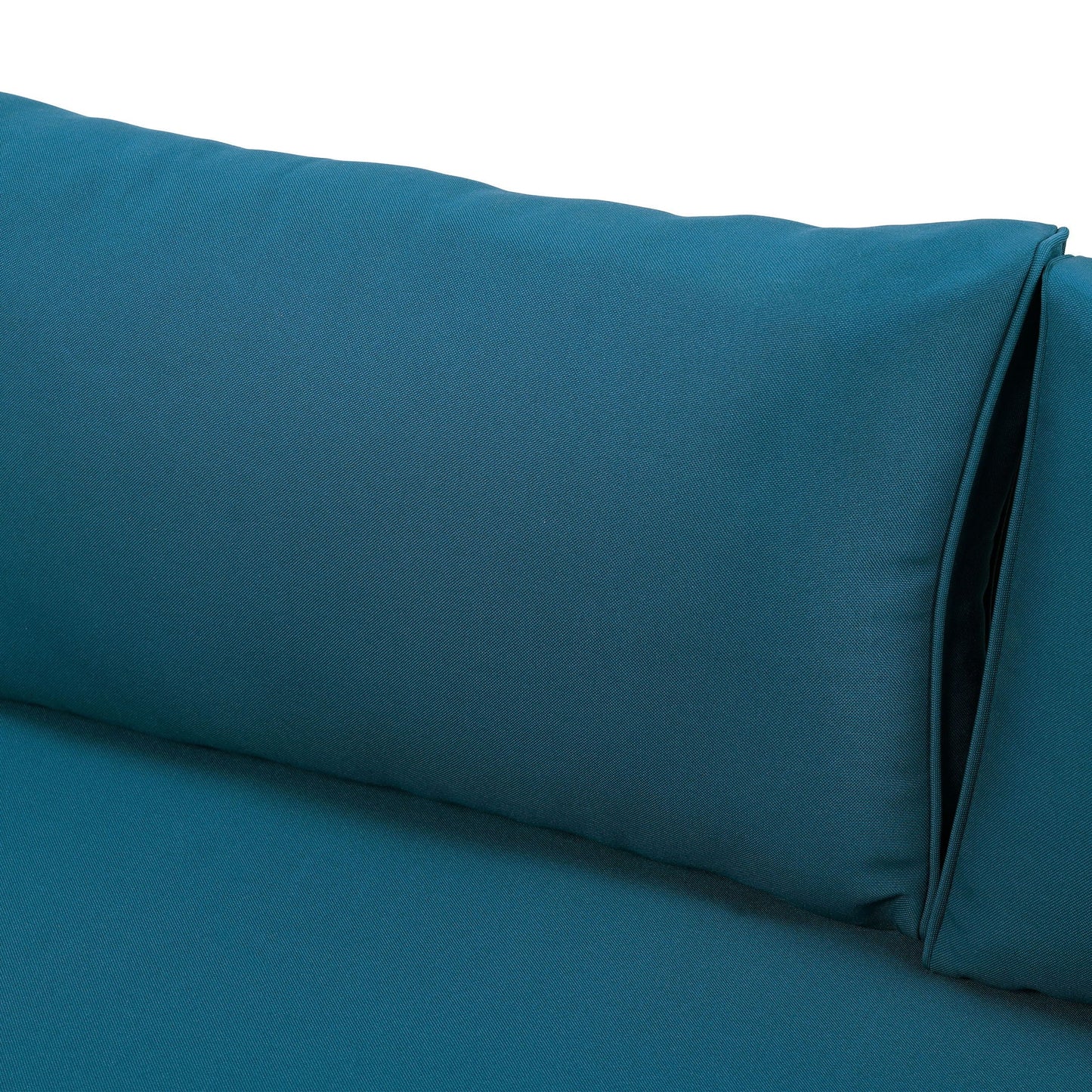 Claremont 3 Seater Daybed cushions teal textured fabric by HouseOfZazla on Tampa Home & Garden Store